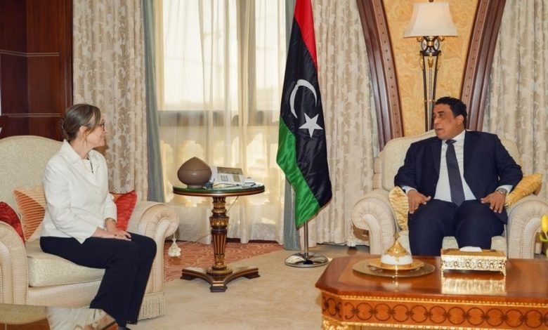 Photo of رئيس المجلس الرئاسي الليبي يستقبل رئيسة الوزراء التونسية بالعاصمة السعودية الرياض